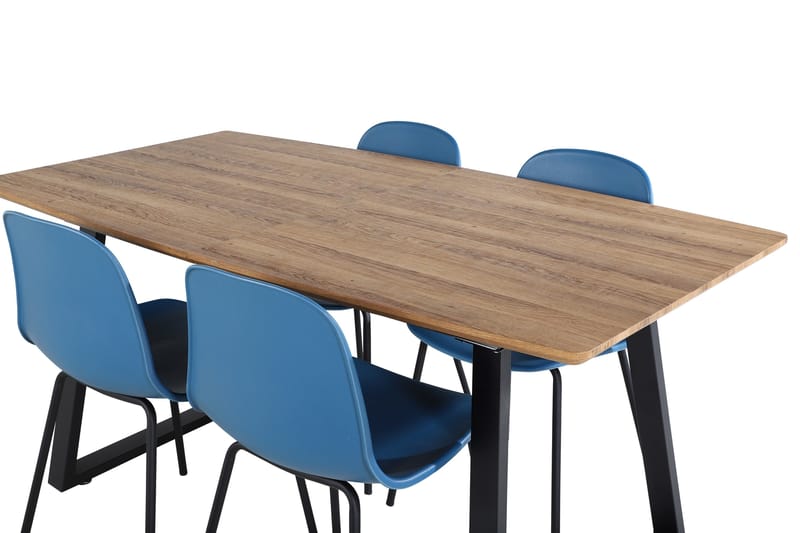 Leah Forlengningsbart Spisebord med 4 Kullersbro Spisestol - Møbler - Bord - Spisegruppe