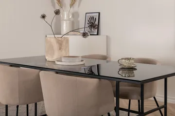 Leif spisebord med 4 Berit Spisestol - Møbler - Bord - Spisegruppe