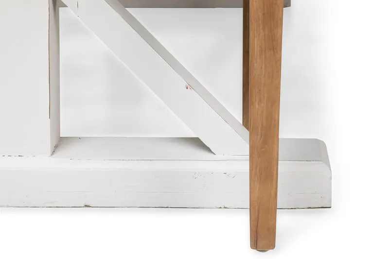 Lyon Förlängningsbar Matgrupp 200 cm med 6 Viktoria Stol Bloomington Natur/Vit/Beige Beige/White - Møbler - Bord - Spisegruppe