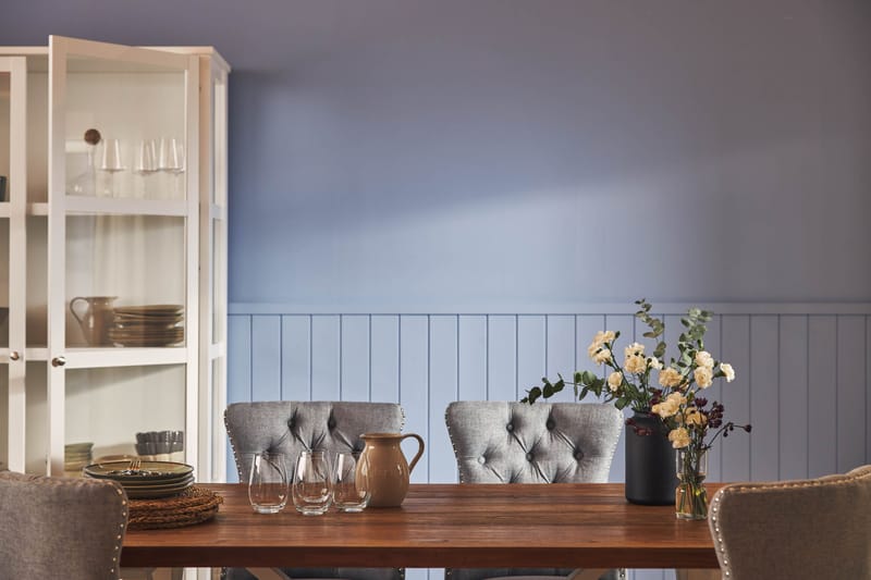 Lyon Forlengbar Spisegruppe 200 cm inkl. 6 Bergviken Stoler - Brun/Hvit - Møbler - Bord - Spisegruppe