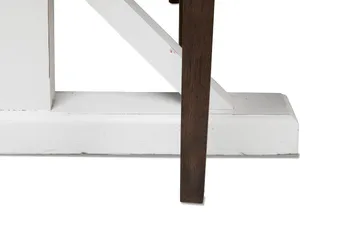 Lyon Forlengningsbar Spisegruppe 200 cm med 6 Tuva Stol - Natur/Hvit/Brun - Møbler - Bord - Spisegruppe