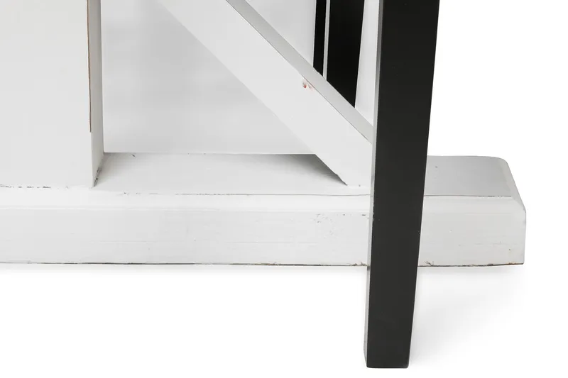 Lyon Forlengningsbar Spisegruppe 200 cm med 6 Tuva Stol - Natur/Hvit/Svart - Møbler - Bord - Spisegruppe