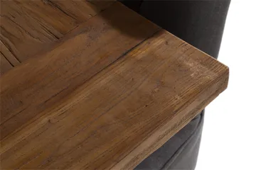 Lyon Forlengningsbar Spisegruppe 200 cm med 6 Viktoria Stol - Natur/Grå/Hvit - Møbler - Bord - Spisegruppe