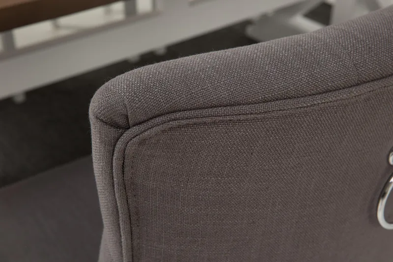 Lyon Forlengningsbar Spisegruppe 200 cm med 6 Viktoria Stol - Natur/Hvit/Grå - Møbler - Bord - Spisegruppe