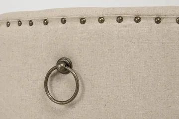 Lyon Spisegruppe Ø150 cm Rund med 4 Viktoria Stoler - Vintage Natur/Hvit/Beige - Møbler - Bord - Spisegruppe