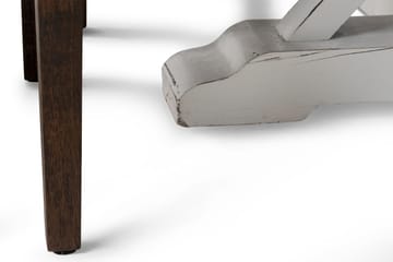 Lyon Spisegruppe Ø150 cm Rund med 6 Tuva Stoler - Vintage Natur/Hvit/Brun - Møbler - Bord - Spisegruppe