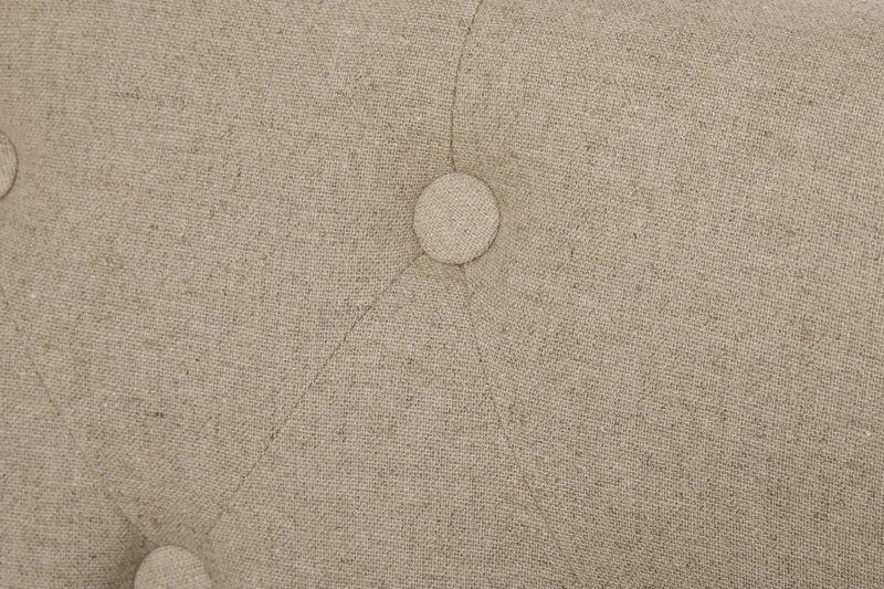 Lyon Spisegruppe Ø150 cm Rund med 6 Viktoria Stoler - Vintage Natur / Hvit / Beige - Møbler - Bord - Spisegruppe