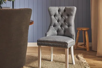 Lyon Spisegruppe 120 cm Rund inkl. 4 Bergviken Stoler - Brun - Møbler - Bord - Spisegruppe