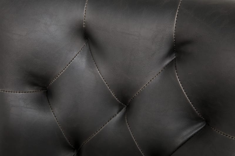 Lyon Spisegruppe 150 cm Rund med 4 Tuva Lenestol - Vintage Alm/Hvit/Svart PU - Møbler - Bord - Spisegruppe