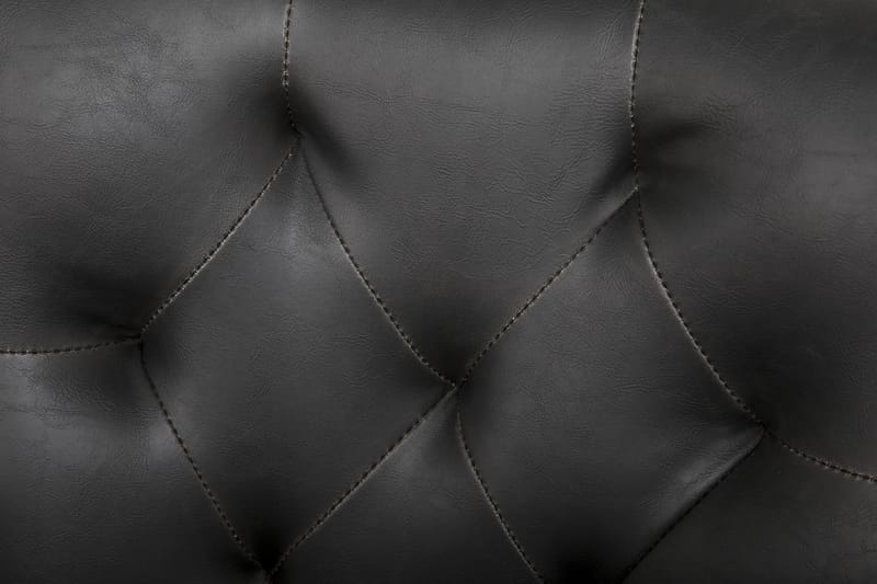 Lyon Spisegruppe 150 cm Rund med 6 Tuva Lenestol - Vintage Alm/Hvit/Svart PU - Møbler - Bord - Spisegruppe