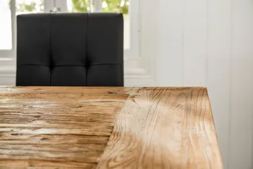 Lyon Spisegruppe 200 cm med 6 Viktor Stol - Natur/Hvit/Svart - Møbler - Bord - Spisegruppe