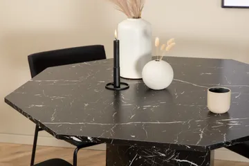 Marbs rundt spisebord med 4 Kenth Spisestol - Møbler - Bord - Spisegruppe