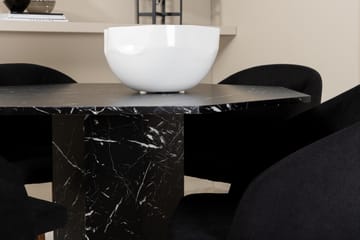 Marbs Spisegruppe 110 cm Rund inkl. 4 Kullersbro Stoler - Svart/Brun - Møbler - Bord - Spisegruppe