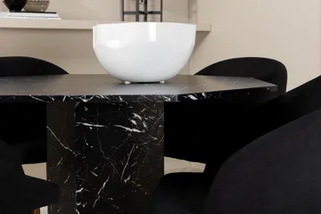 Marbs Spisegruppe 110 cm Rund inkl. 4 Kullersbro Stoler - Svart/Brun - Møbler - Bord - Spisegruppe