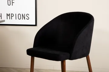 Marbs Spisegruppe 110 cm Rund inkl. 4 Kullersbro Stoler - Svart/Brun - Møbler - Bord - Spisegruppe