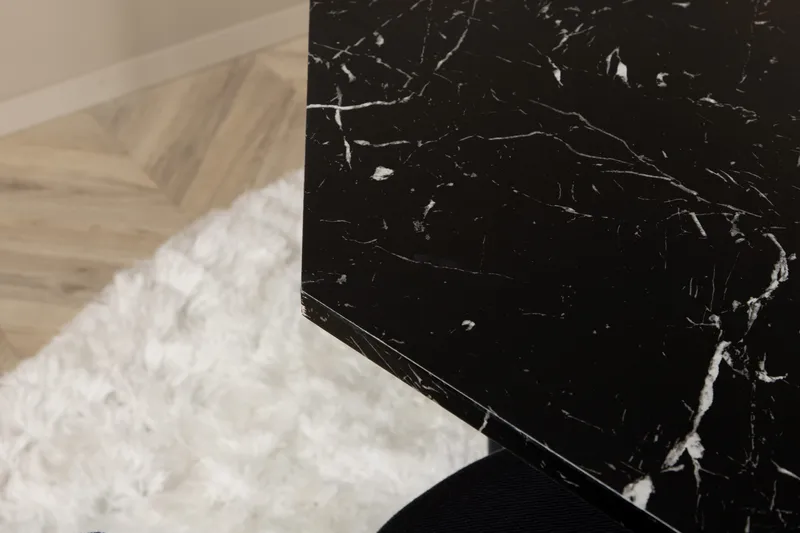 Marbs Spisegruppe 110 cm Rund inkl. 4 Moncoll Stoler - Svart - Møbler - Bord - Spisegruppe