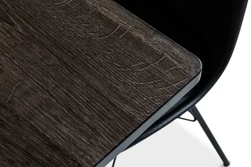 Marcelen Spisegruppe 120 cm med 4 Nibe Stol - Brun/Svart - Møbler - Bord - Spisegruppe