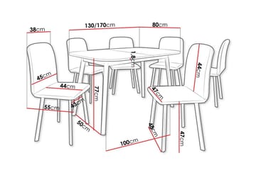 Narberth Spisegruppe - Møbler - Bord - Spisegruppe