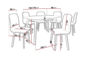 Narberth Spisegruppe - Møbler - Bord - Spisegruppe