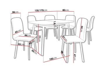 Narberth Spisegruppe - Møbler - Bord - Spisegruppe