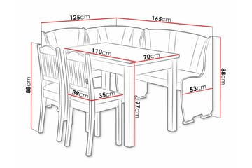 Narberth Spisegruppe - Møbler - Bord - Spisegruppe