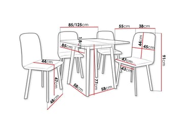Narberth Spisegruppe - Møbler - Bord - Spisegruppe