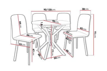 Narberth Spisegruppe - Møbler - Bord - Spisegruppe