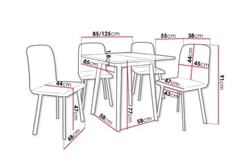 Narberth Spisegruppe - Møbler - Bord - Spisegruppe