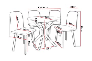 Narberth Spisegruppe - Møbler - Bord - Spisegruppe