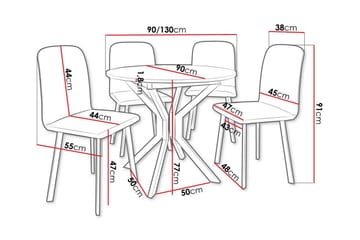 Narberth Spisegruppe - Møbler - Bord - Spisegruppe