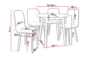 Narberth Spisegruppe - Møbler - Bord - Spisegruppe