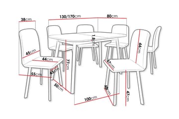 Narberth Spisegruppe - Møbler - Bord - Spisegruppe