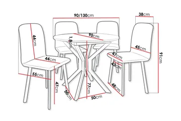 Narberth Spisegruppe - Møbler - Bord - Spisegruppe