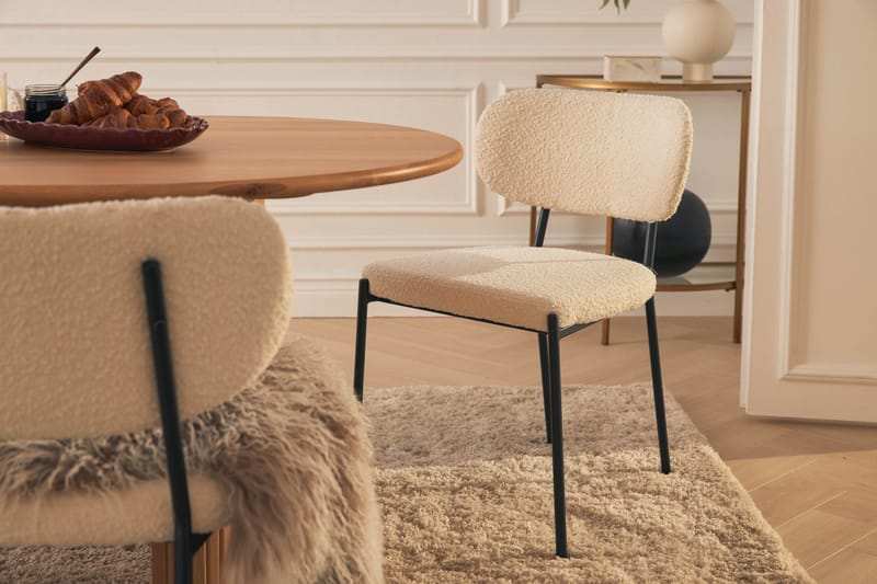 Noira Spisebord 220 cm Eik med 6 Gemmiano Spisestoler - Natur - Møbler - Bord - Spisegruppe