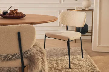 Noira Spisebord 220 cm Eik med 6 Gemmiano Spisestoler - Natur - Møbler - Bord - Spisegruppe