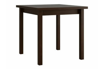 Patrickswell kvadratisk spisegruppe 80x80 cm – Spisebord med 4 spisestoler i tre med polstret rygg - Mørkebrun|Beige - Møbler - Bord - Spisegruppe