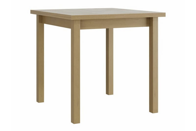Patrickswell kvadratisk spisegruppe 80x80 cm – Spisebord med 4 spisestoler i tre med polstret rygg - Natur|Svart - Møbler - Bord - Spisegruppe