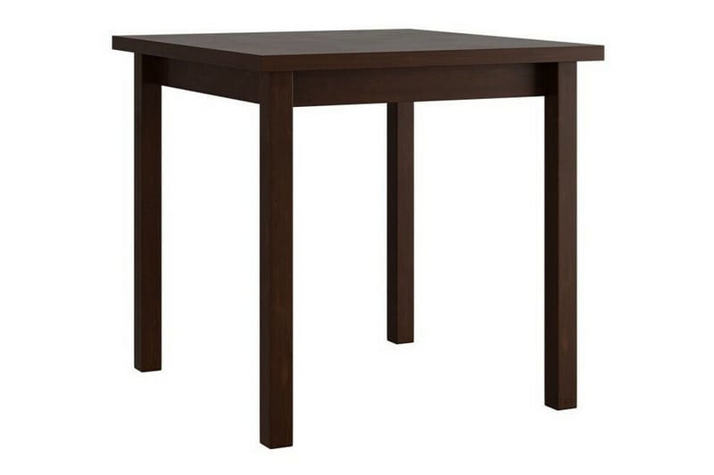 Patrickswell kvadratisk spisegruppe 80x80 cm – Spisebord med 4 spisestoler i tre med polstret rygg - Mørkebrun|Brun - Møbler - Bord - Spisegruppe