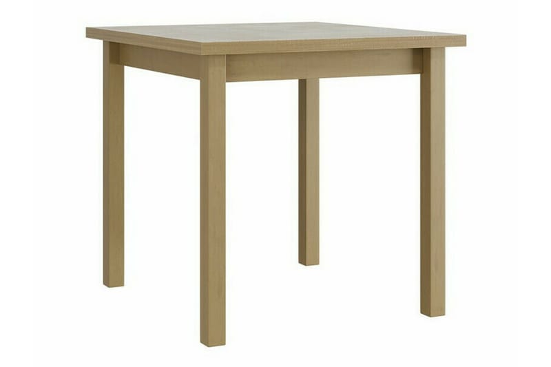 Patrickswell Kvadratisk Spisegruppe 80x80 cm – Spisebord med 4 Spisestoler med Trukket Rygg i Tre - Natur|Brun - Møbler - Bord - Spisegruppe