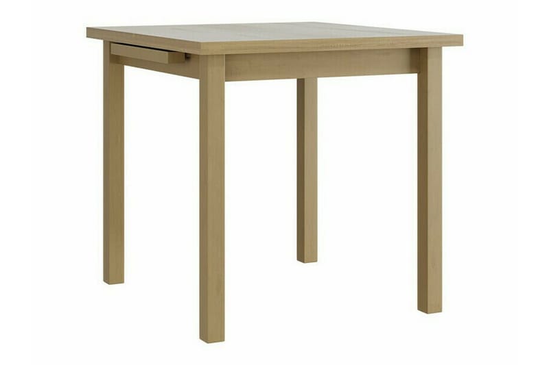Patrickswell Kvadratisk Uttrekkbar Spisegruppe 80–110 cm – Spisebord med 4 Spisestoler med Høy Sprosserygg i Tre - Natur|Olivengrønn - Møbler - Bord - Spisegruppe