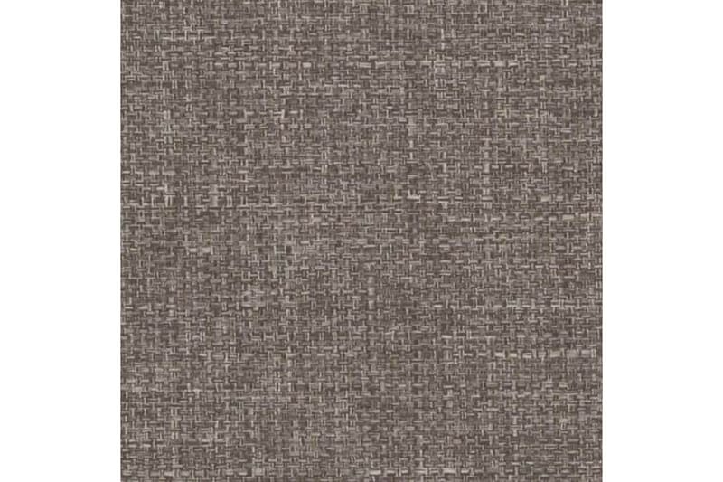 Patrickswell Rektangulær Spisegruppe – Spisebord med Egetræslook og 6 Spisebordsstole med Polstret Ryg i Træ - Natur|Gråbrun - Møbler - Bord - Spisegruppe