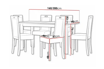 Patrickswell Spisegruppe - Møbler - Bord - Spisegruppe