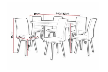 Patrickswell Spisegruppe - Møbler - Bord - Spisegruppe