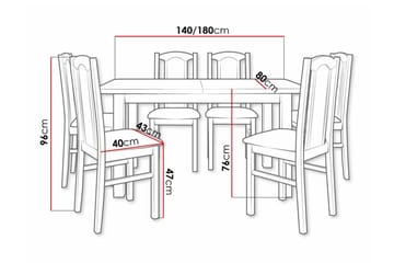 Patrickswell Spisegruppe - Møbler - Bord - Spisegruppe