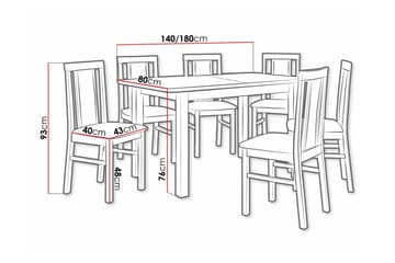 Patrickswell Spisegruppe - Møbler - Bord - Spisegruppe