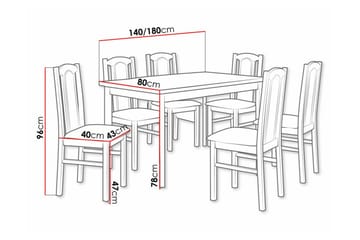 Patrickswell Spisegruppe - Møbler - Bord - Spisegruppe