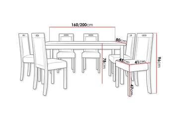 Patrickswell Spisegruppe - Møbler - Bord - Spisegruppe