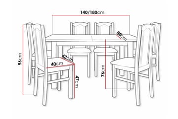 Patrickswell Spisegruppe - Møbler - Bord - Spisegruppe