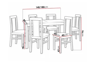 Patrickswell Spisegruppe - Møbler - Bord - Spisegruppe