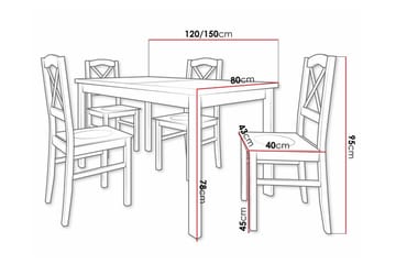 Patrickswell Spisegruppe - Møbler - Bord - Spisegruppe